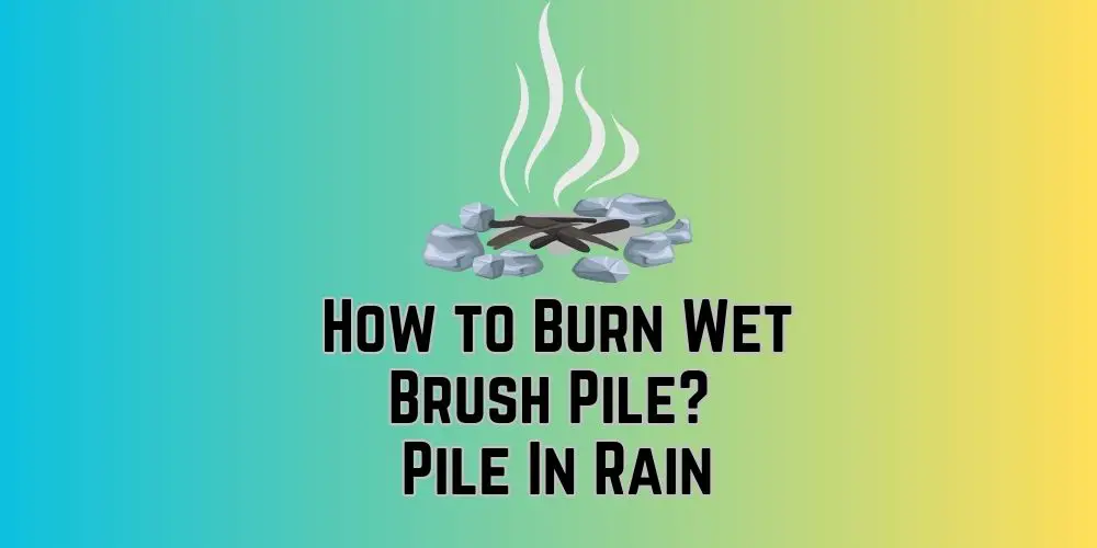 How to Burn Wet Brush Pile